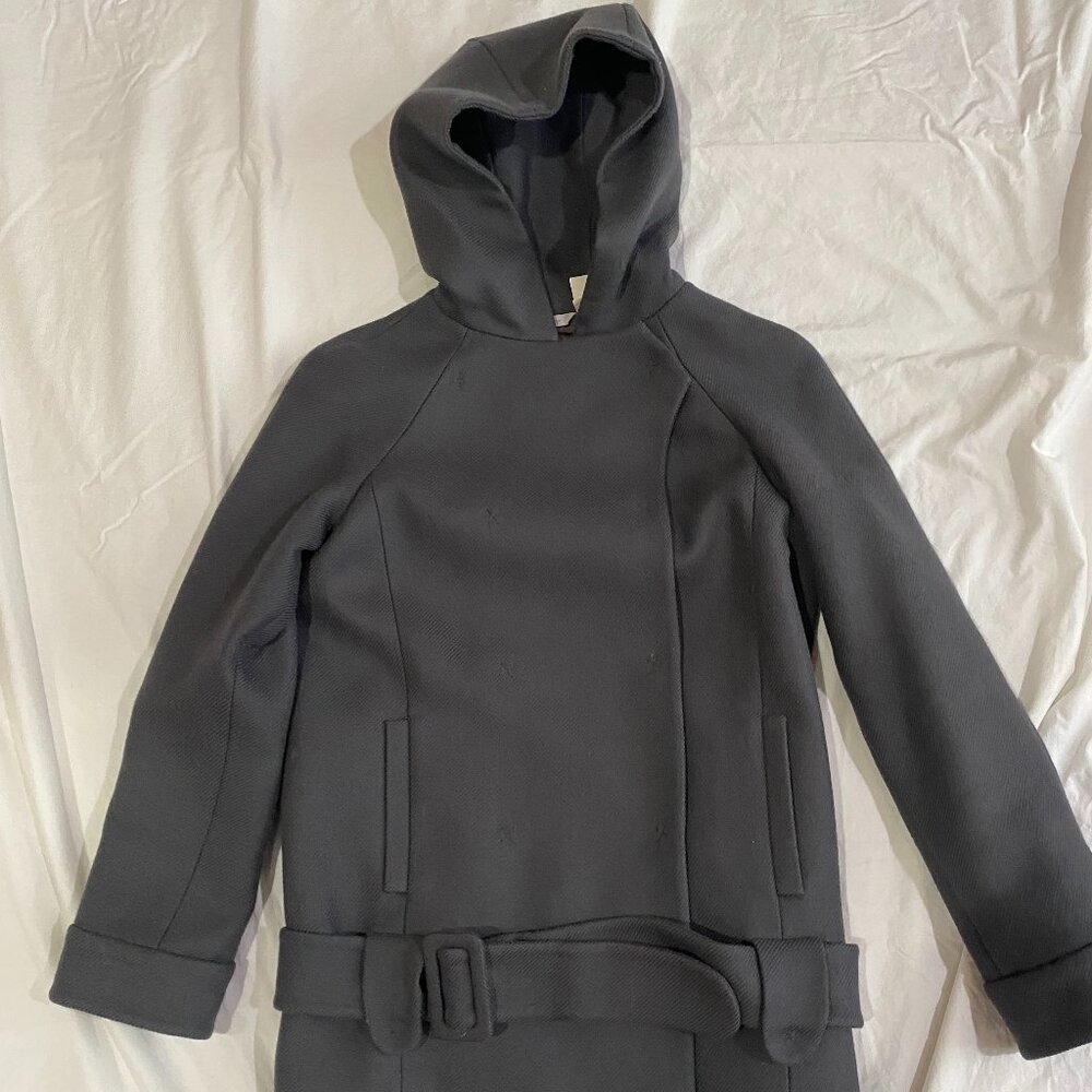 Barneys New York womens gray coat size 42 8